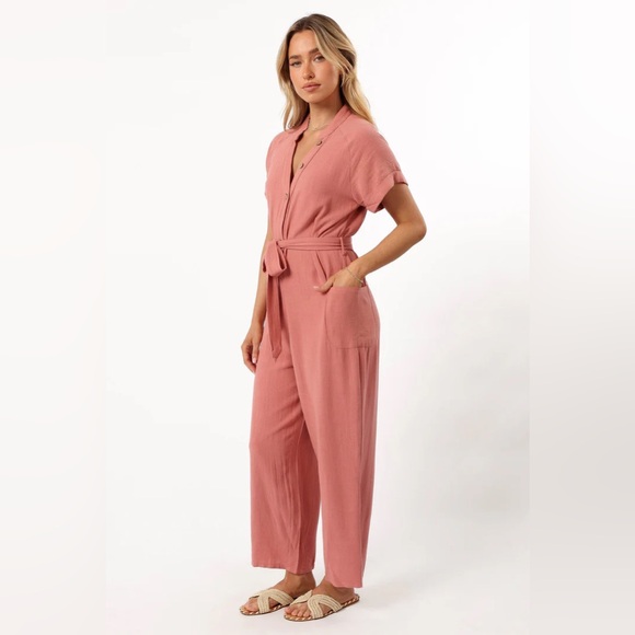 New with tags petal & pup Archie jumpsuit in pink - Picture 3 of 4